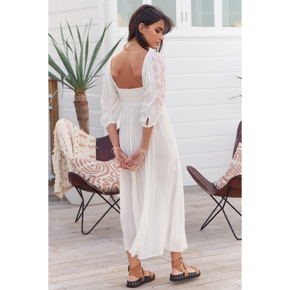 Free People White Maxi Dress - Picture 3 of 11